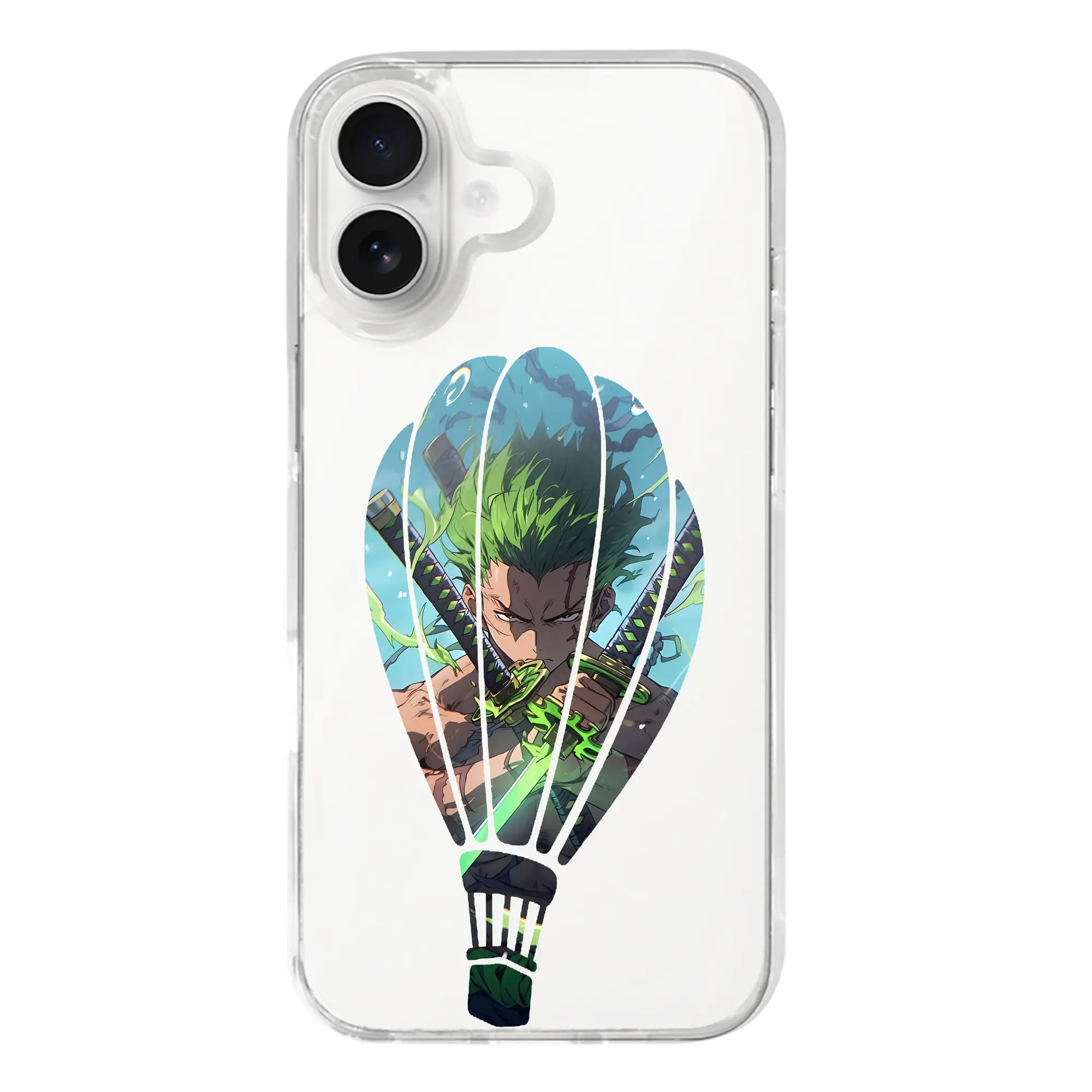 ワンピース グッズ ロロノア・ゾロ - iPhone 17シリーズ 透明スマホケース – 薄型・耐衝撃・精密フィット保護カバー